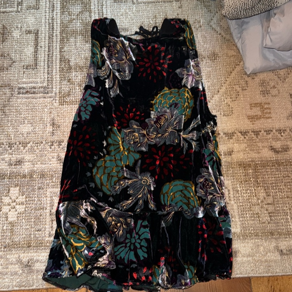 Free people mini dress with open back